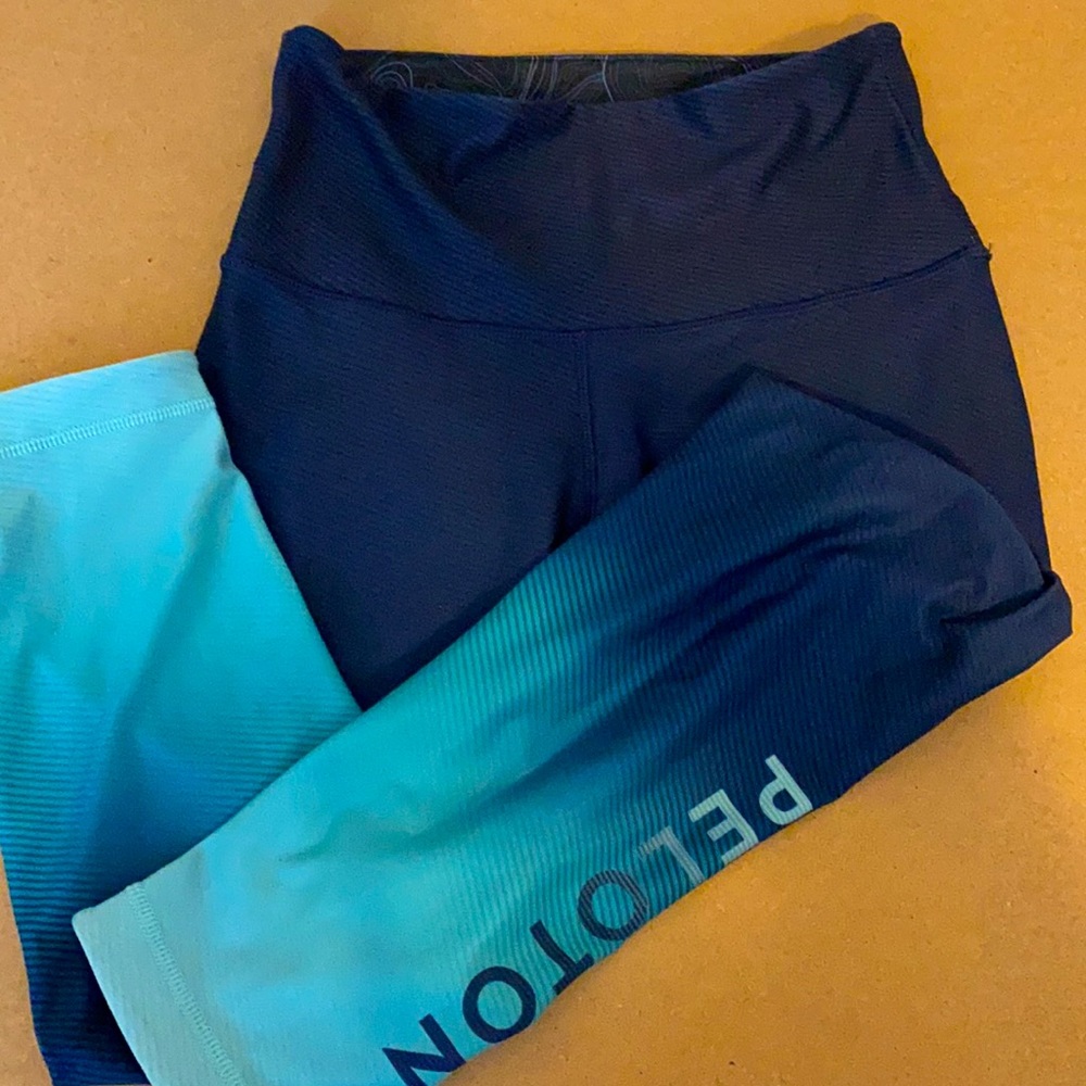 WITH Peloton high rise faded carpi.